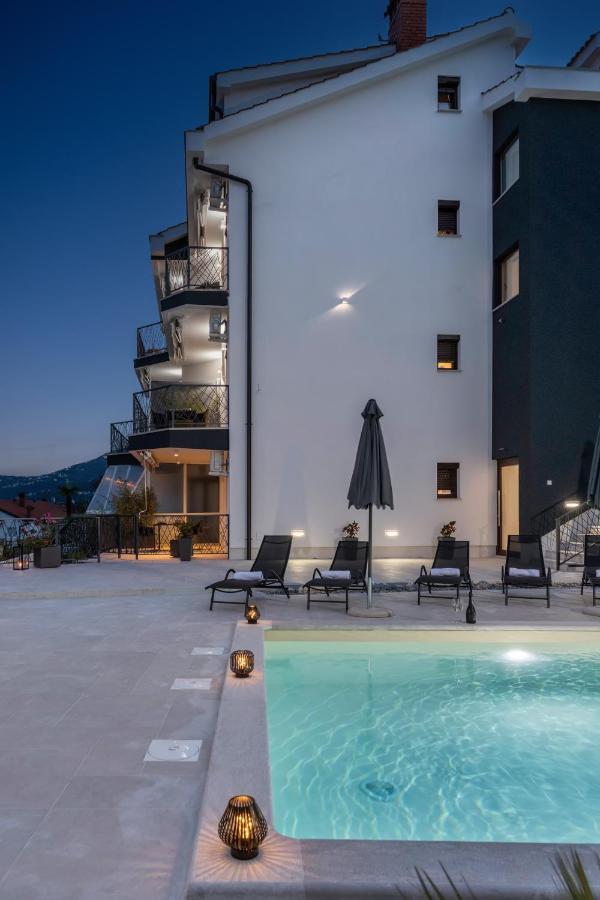 Villa Adriatic, Apartment Enio With Swimming Pool, Panoramic Sew View, Free Parking Ičići Exteriér fotografie